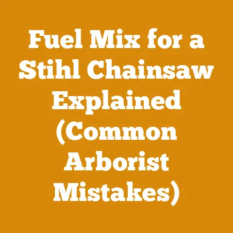 Fuel Mix for a Stihl Chainsaw Explained (Common Arborist Mistakes)
