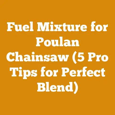 Fuel Mixture for Poulan Chainsaw (5 Pro Tips for Perfect Blend)
