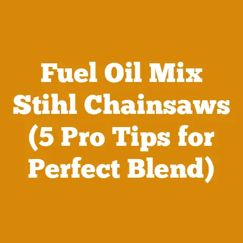 Fuel Oil Mix Stihl Chainsaws (5 Pro Tips for Perfect Blend)