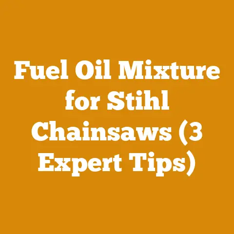 Fuel Oil Mixture for Stihl Chainsaws (3 Expert Tips)