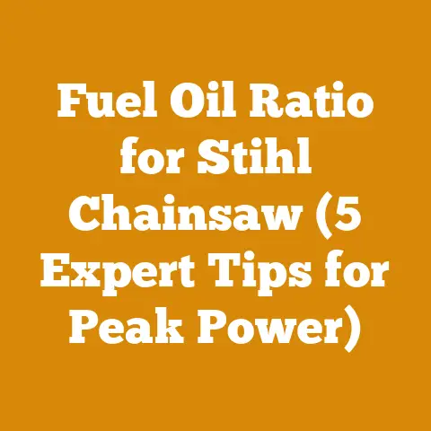 Fuel Oil Ratio for Stihl Chainsaw (5 Expert Tips for Peak Power)