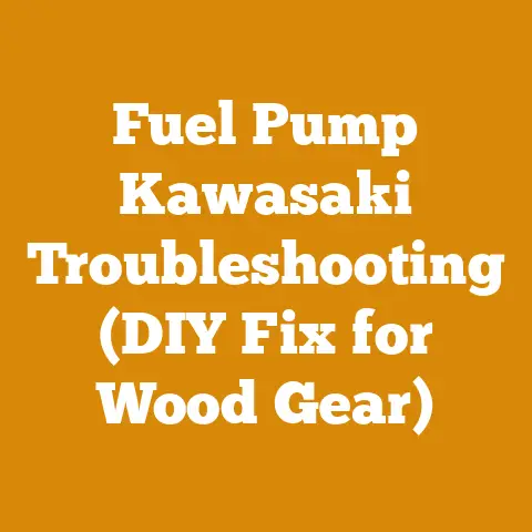 Fuel Pump Kawasaki Troubleshooting (DIY Fix for Wood Gear)