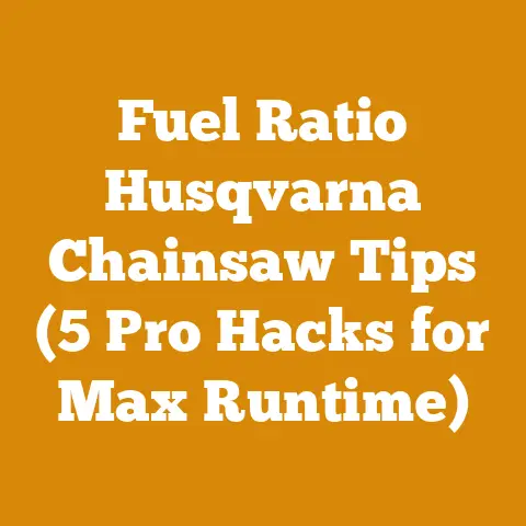 Fuel Ratio Husqvarna Chainsaw Tips (5 Pro Hacks for Max Runtime)
