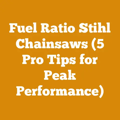Fuel Ratio Stihl Chainsaws (5 Pro Tips for Peak Performance)