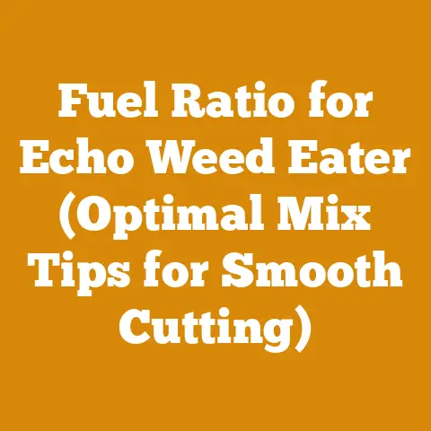 Fuel Ratio for Echo Weed Eater (Optimal Mix Tips for Smooth Cutting)
