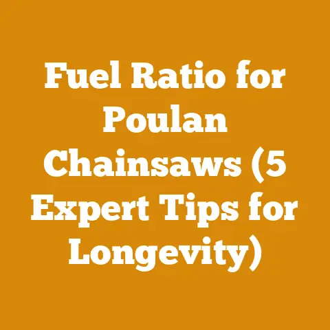 Fuel Ratio for Poulan Chainsaws (5 Expert Tips for Longevity)