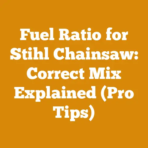Fuel Ratio for Stihl Chainsaw: Correct Mix Explained (Pro Tips)
