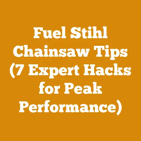 Fuel Stihl Chainsaw Tips (7 Expert Hacks for Peak Performance)