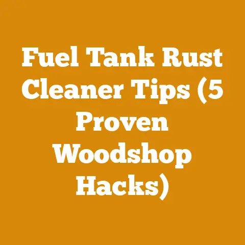 Fuel Tank Rust Cleaner Tips (5 Proven Woodshop Hacks)