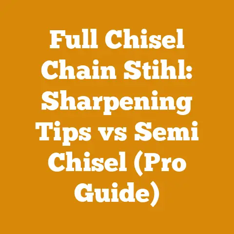 Full Chisel Chain Stihl: Sharpening Tips vs Semi Chisel (Pro Guide)