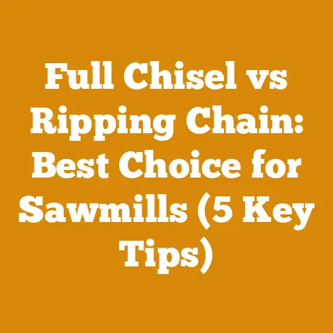 Full Chisel vs Ripping Chain: Best Choice for Sawmills (5 Key Tips)
