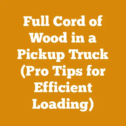 Full Cord of Wood in a Pickup Truck (Pro Tips for Efficient Loading)