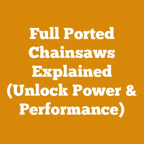 Full Ported Chainsaws Explained (Unlock Power & Performance)