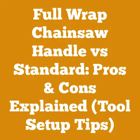 Full Wrap Chainsaw Handle vs Standard: Pros & Cons Explained (Tool Setup Tips)