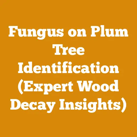 Fungus on Plum Tree Identification (Expert Wood Decay Insights)