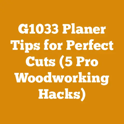 G1033 Planer Tips for Perfect Cuts (5 Pro Woodworking Hacks)