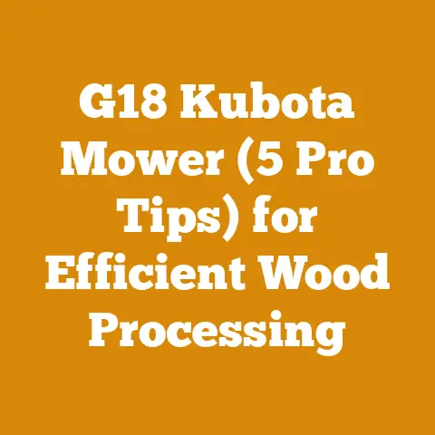 G18 Kubota Mower (5 Pro Tips) for Efficient Wood Processing