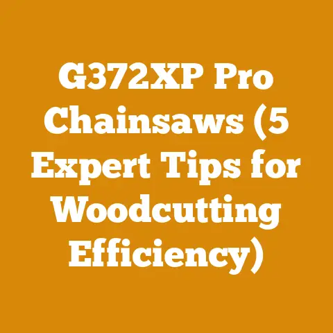 G372XP Pro Chainsaws (5 Expert Tips for Woodcutting Efficiency)