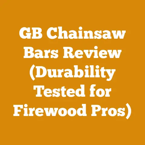 GB Chainsaw Bars Review (Durability Tested for Firewood Pros)