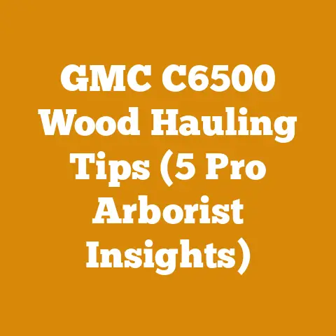 GMC C6500 Wood Hauling Tips (5 Pro Arborist Insights)