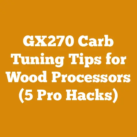 GX270 Carb Tuning Tips for Wood Processors (5 Pro Hacks)