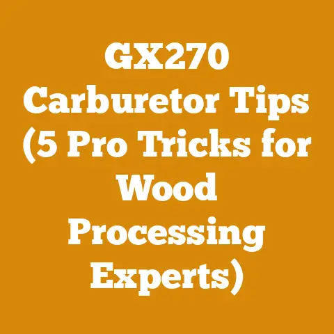 GX270 Carburetor Tips (5 Pro Tricks for Wood Processing Experts)
