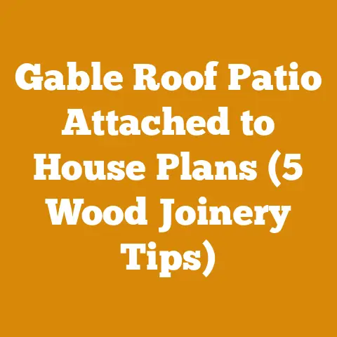 Gable Roof Patio Attached to House Plans (5 Wood Joinery Tips)