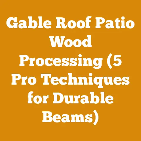 Gable Roof Patio Wood Processing (5 Pro Techniques for Durable Beams)