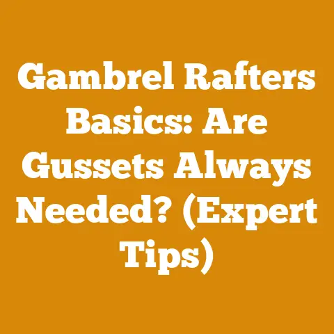 Gambrel Rafters Basics: Are Gussets Always Needed? (Expert Tips)