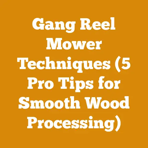 Gang Reel Mower Techniques (5 Pro Tips for Smooth Wood Processing)