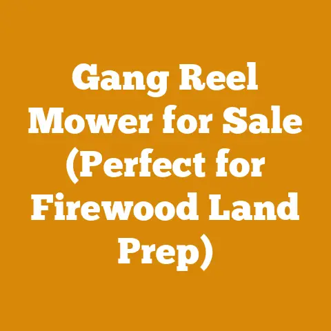Gang Reel Mower for Sale (Perfect for Firewood Land Prep)