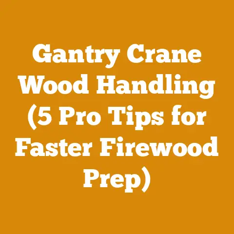 Gantry Crane Wood Handling (5 Pro Tips for Faster Firewood Prep)