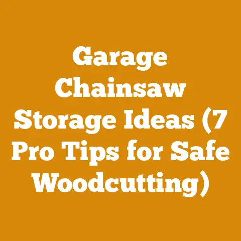 Garage Chainsaw Storage Ideas (7 Pro Tips for Safe Woodcutting)