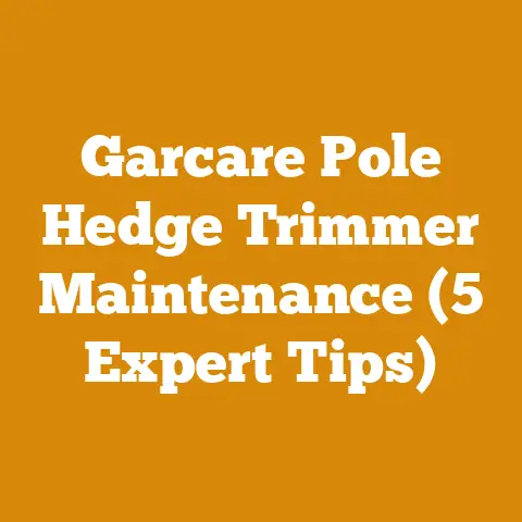 Garcare Pole Hedge Trimmer Maintenance (5 Expert Tips)