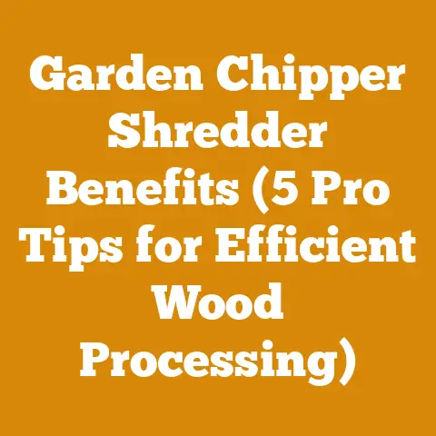 Garden Chipper Shredder Benefits (5 Pro Tips for Efficient Wood Processing)