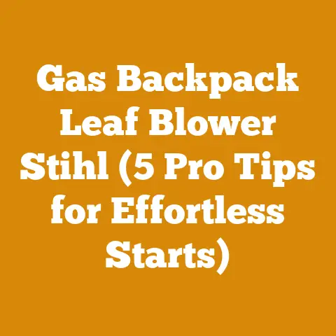Gas Backpack Leaf Blower Stihl (5 Pro Tips for Effortless Starts)