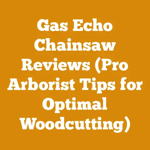 Gas Echo Chainsaw Reviews (Pro Arborist Tips for Optimal Woodcutting)