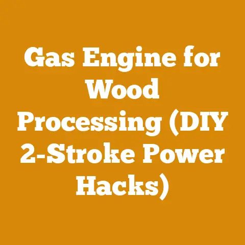 Gas Engine for Wood Processing (DIY 2-Stroke Power Hacks)