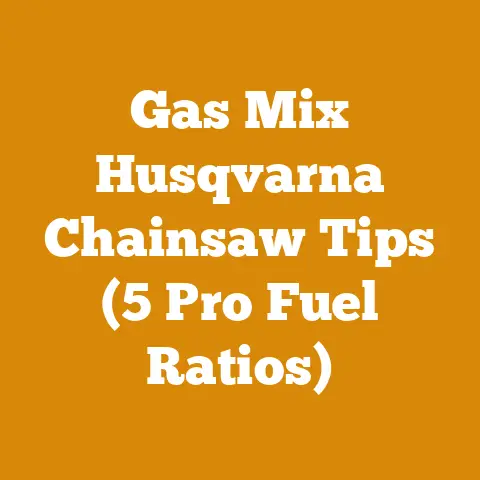 Gas Mix Husqvarna Chainsaw Tips (5 Pro Fuel Ratios)