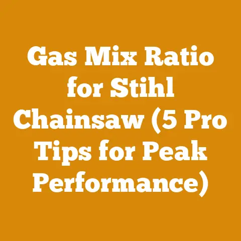 Gas Mix Ratio for Stihl Chainsaw (5 Pro Tips for Peak Performance)