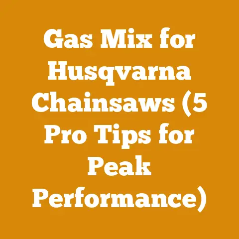 Gas Mix for Husqvarna Chainsaws (5 Pro Tips for Peak Performance)