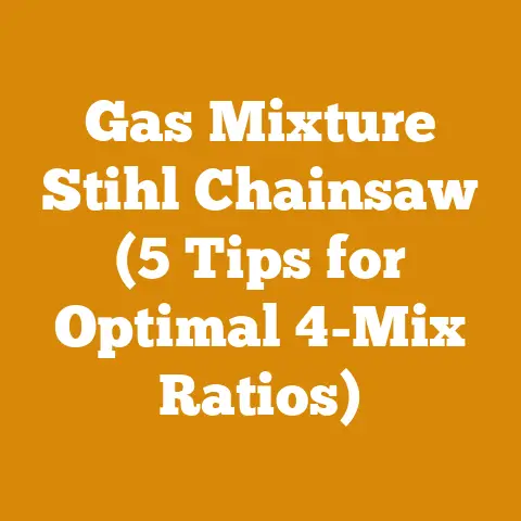 Gas Mixture Stihl Chainsaw (5 Tips for Optimal 4-Mix Ratios)