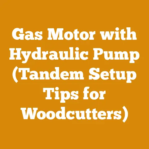 Gas Motor with Hydraulic Pump (Tandem Setup Tips for Woodcutters)