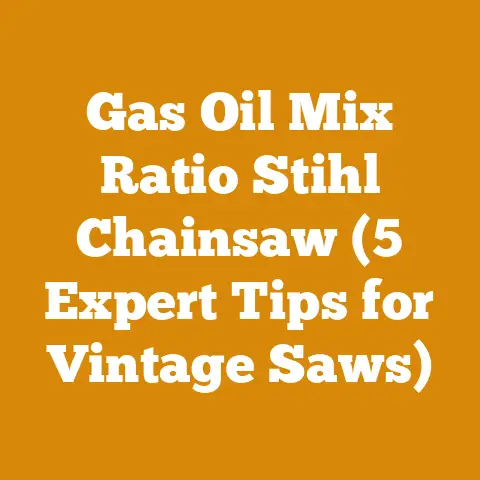Gas Oil Mix Ratio Stihl Chainsaw (5 Expert Tips for Vintage Saws)
