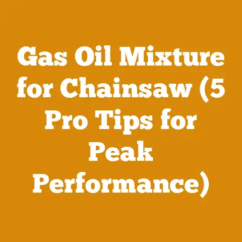 Gas Oil Mixture for Chainsaw (5 Pro Tips for Peak Performance)