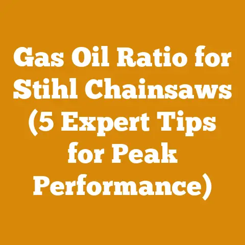 Gas Oil Ratio for Stihl Chainsaws (5 Expert Tips for Peak Performance)