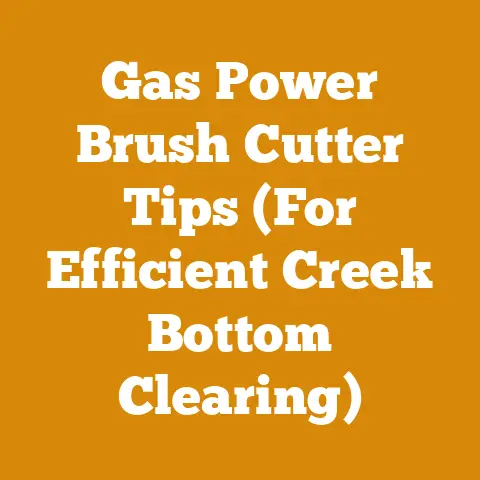 Gas Power Brush Cutter Tips (For Efficient Creek Bottom Clearing)