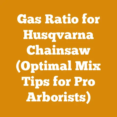 Gas Ratio for Husqvarna Chainsaw (Optimal Mix Tips for Pro Arborists)