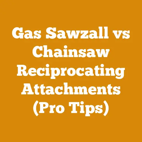 Gas Sawzall vs Chainsaw Reciprocating Attachments (Pro Tips)