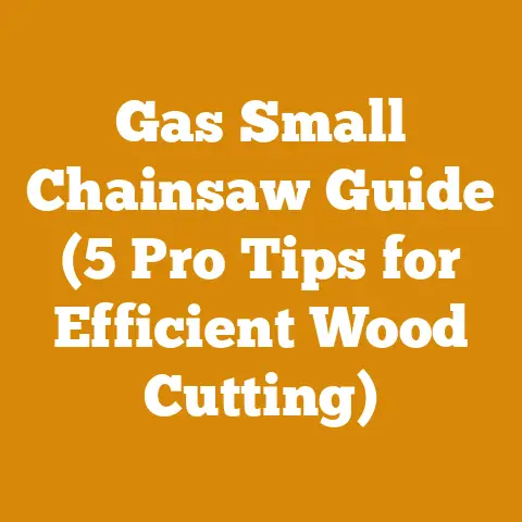 Gas Small Chainsaw Guide (5 Pro Tips for Efficient Wood Cutting)